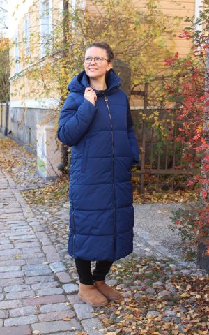 Luhta pitkä toppatakki